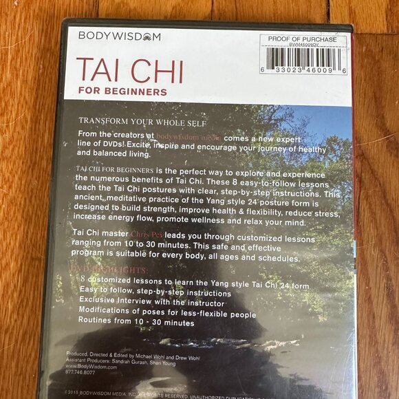 NWT Tai Chi For Beginners 8-Class DVD - Picture 3 of 3